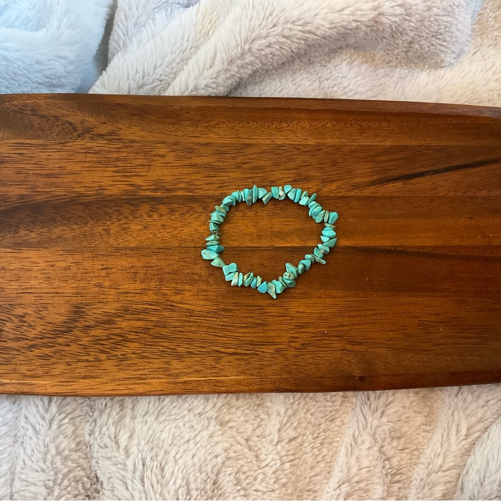 Turquoise Stone Beaded Bracelet